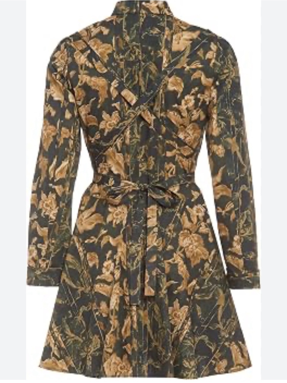 Gary Graham 422 Plus Size Floral Belted Button Front Shirt Dress 4X